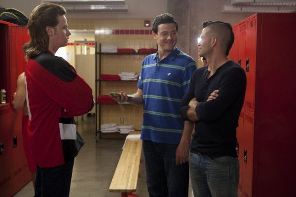 Still of Mark Salling and Cory Monteith in Glee