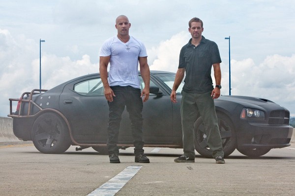 Still of Vin Diesel and Paul Walker in Fast Five