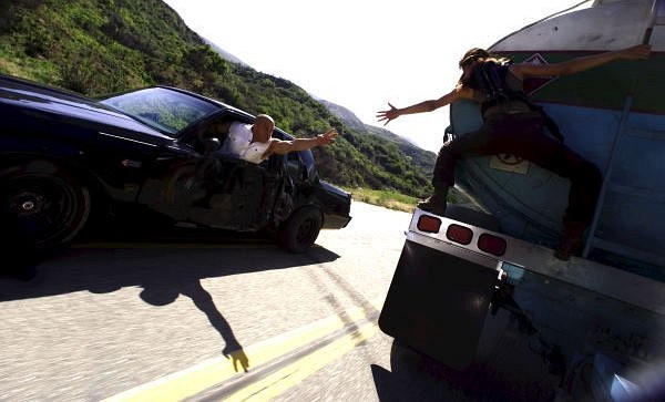 Still of Vin Diesel and Paul Walker in Fast & Furious