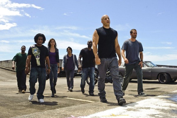 Still of Vin Diesel, Jordana Brewster and Paul Walker in Fast Five