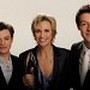 Jane Lynch, Cory Monteith and Chris Colfer