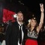 John Travolta and Miley Cyrus at event of Bolt