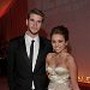 Miley Cyrus and Liam Hemsworth at event of The 82nd Annual Academy Awards