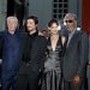 Morgan Freeman, Gary Oldman, Christian Bale, Michael Caine, Liam Neeson and Katie Holmes at event of Batman Begins