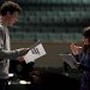 Still of Lea Michele and Cory Monteith in Glee