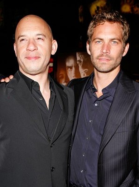 Vin Diesel and Paul Walker at event of Fast & Furious